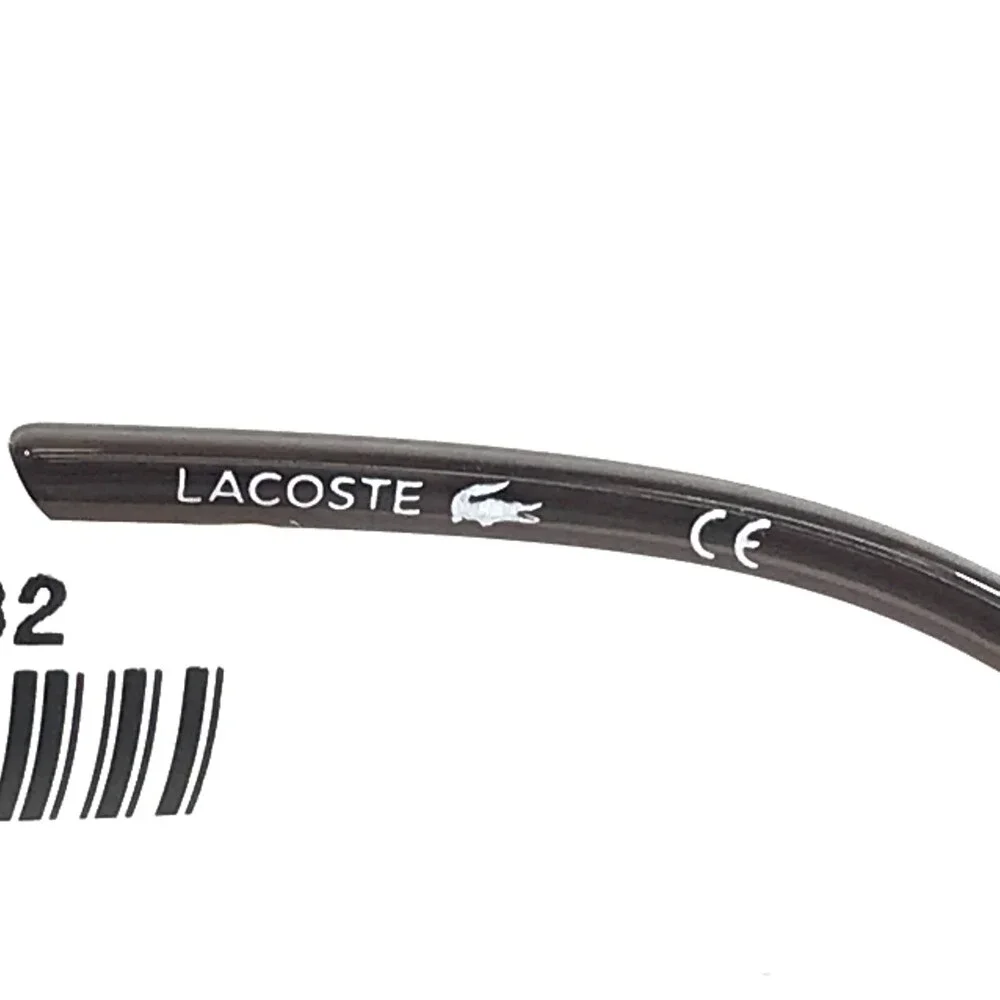 Lacoste Eyeglasses Frames L2264 024 Gunmetal Clear Brown Square 49-21-145